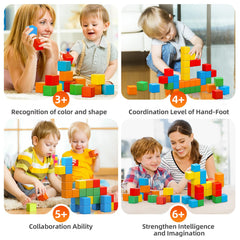 Rounded KOIEMAY edges minimize skin irritation during stacking sessions
