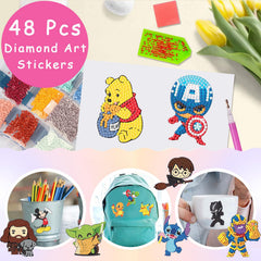KOJEFCV sticker decorations on books and refrigerators inspire playful decor.