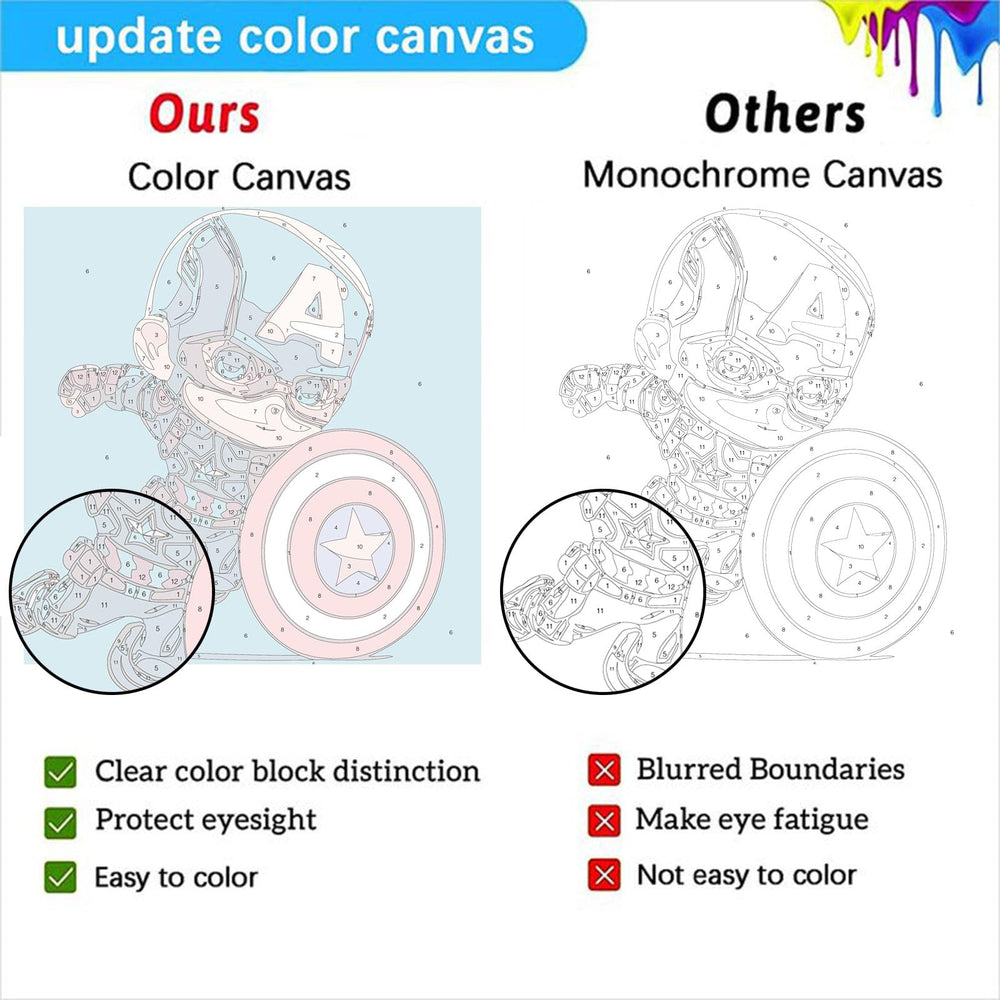 KOJEFCV high-quality acrylic paints offer vibrant, long-lasting color for kids