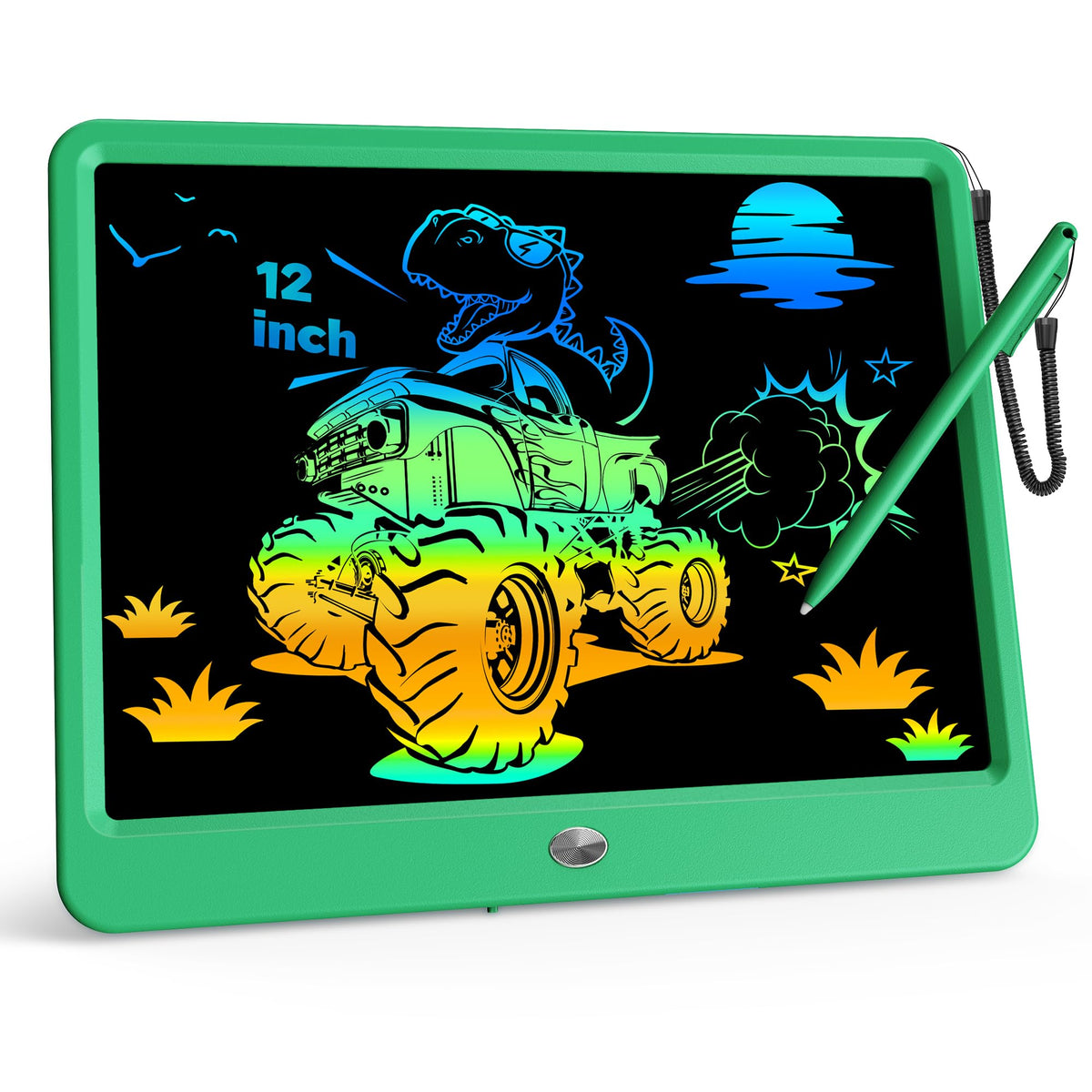 KOKODI 12-inch LCD writing tablet with large screen for kids' doodles on the go