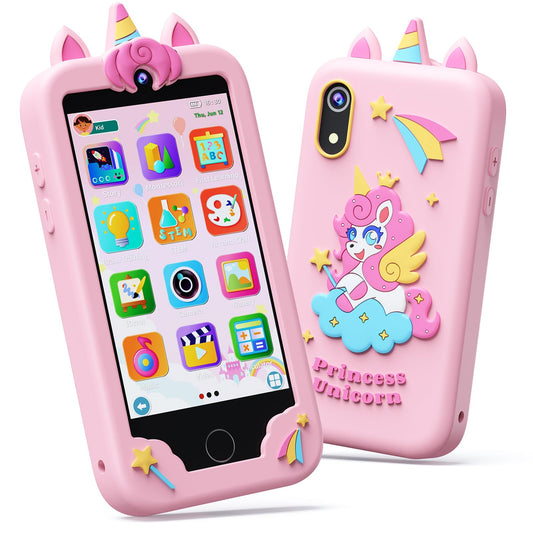 KOKODI 4-inch kids phone front view with a sturdy design for safe daily play.