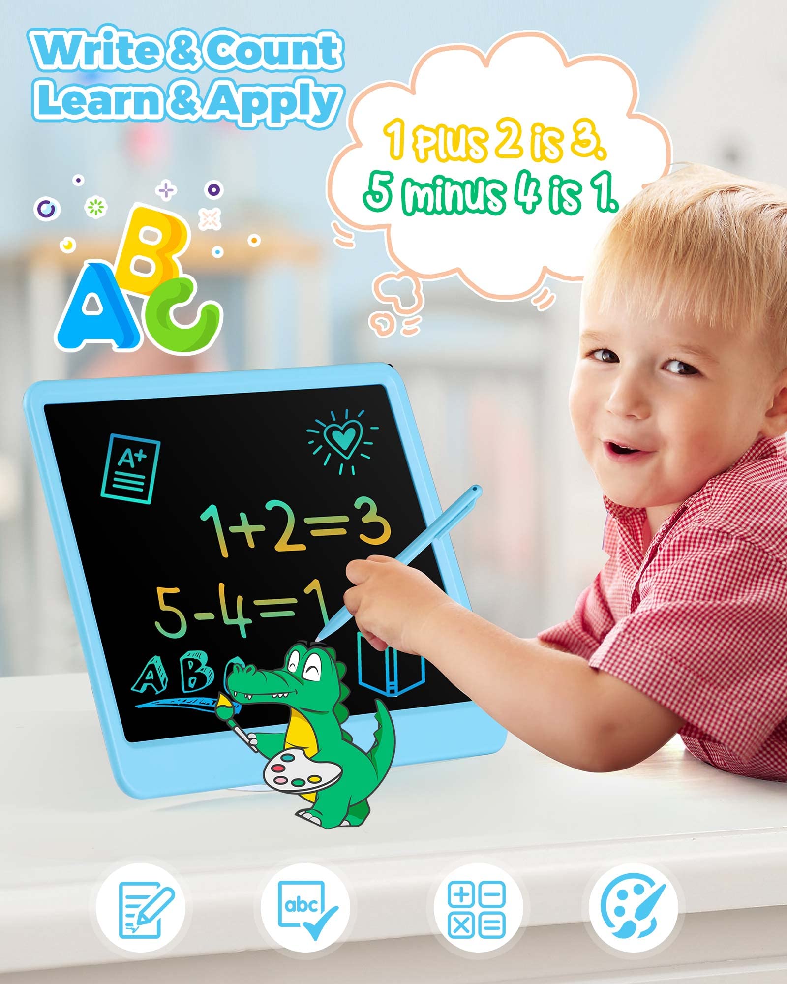 KOKODI colorful doodle board invites kids to draw with confidence.