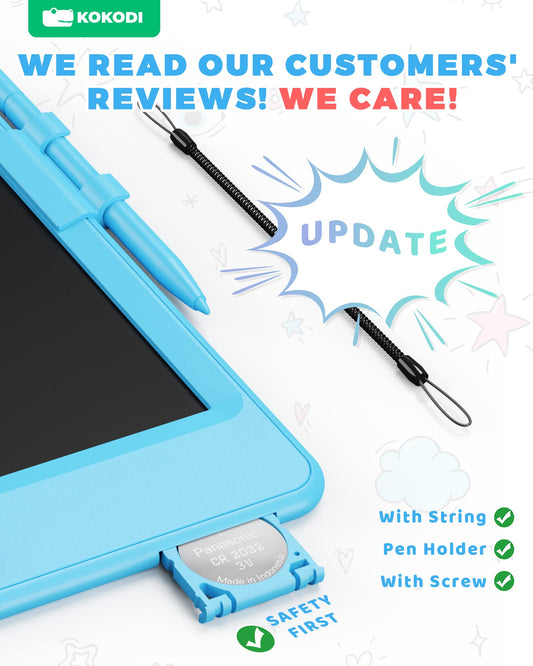 KOKODI doodle board stylus shows line thickness variation for creativity