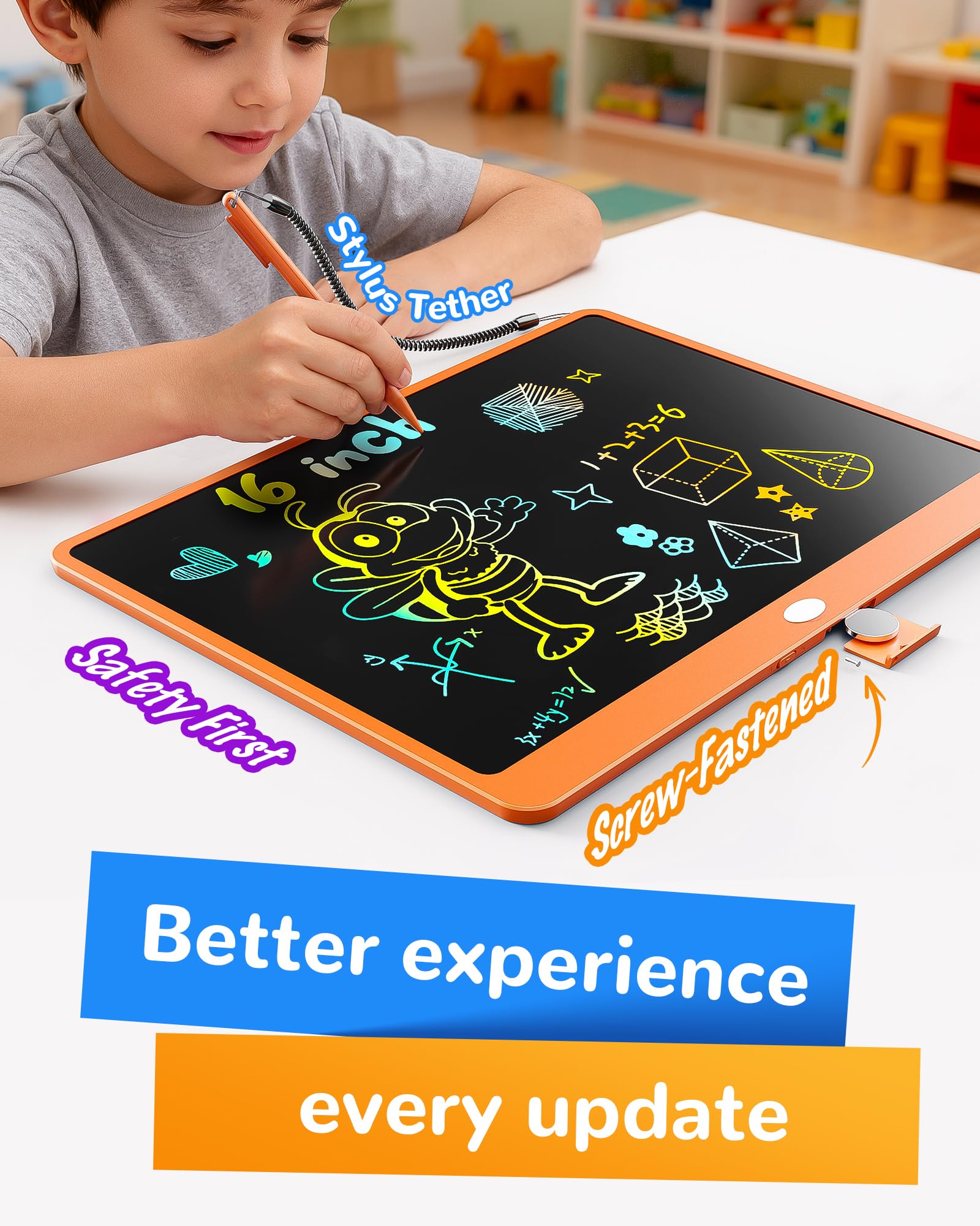 KOKODI erase button feature for quick screen clearing