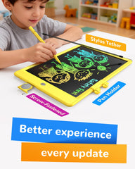 KOKODI erase button clears the screen quickly for mess-free play.
