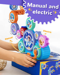 KOKODI gear pieces and gears showcase hands-on mechanical learning.