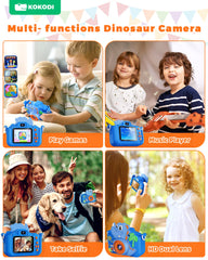 KOKODI supports selfie and video capture for kids' learning moments.
