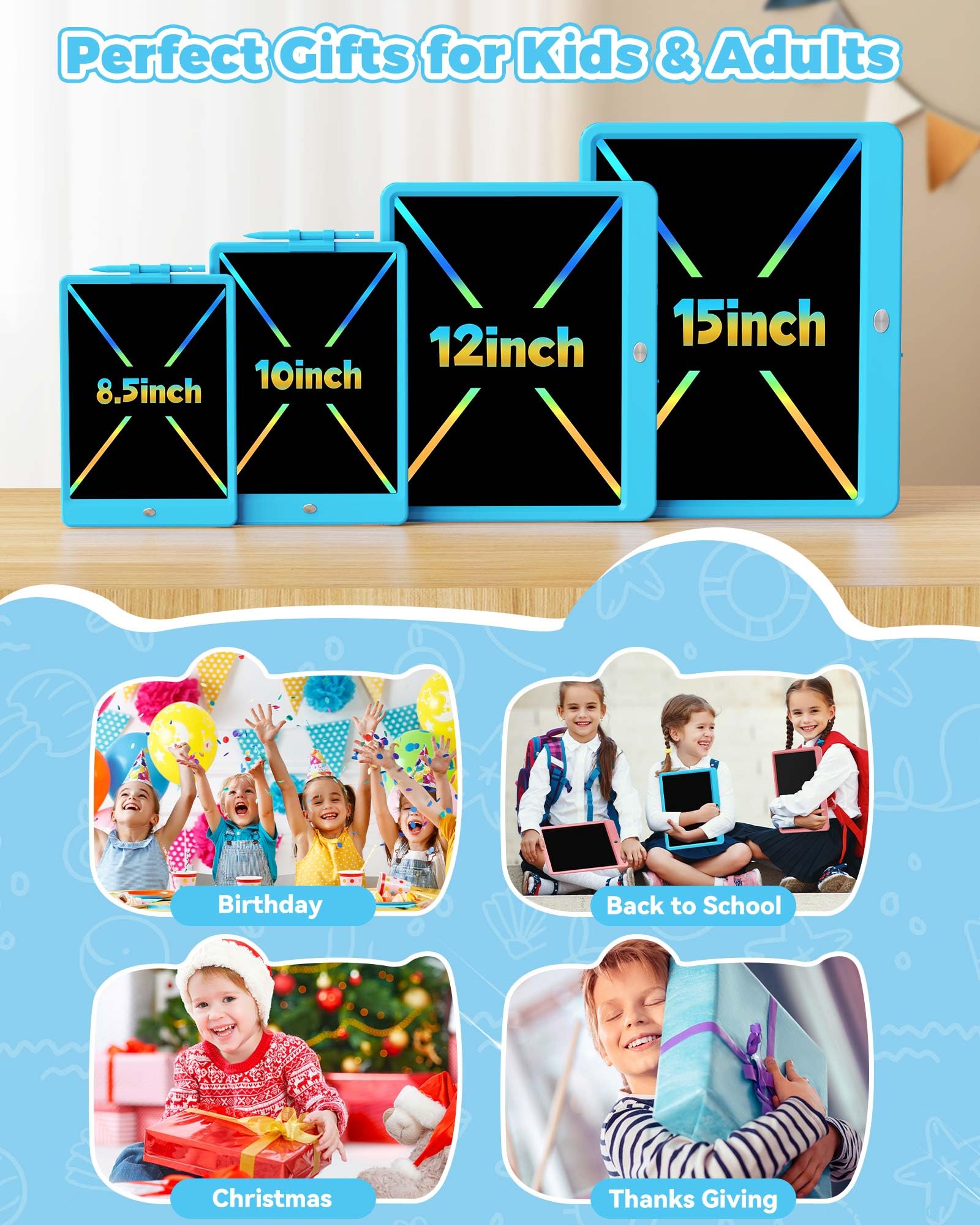 KOKODI kids learning doodle board, trusted for home and school use.