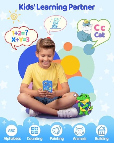 KOKODI Kids Phone 2.8-inch touchscreen, easy photo and video capture for kids