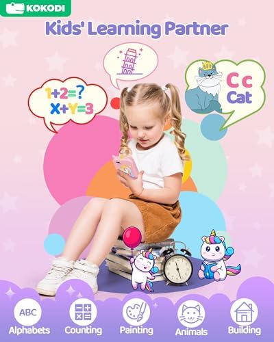 KOKODI Kids Phone camera view highlights photo and video capture