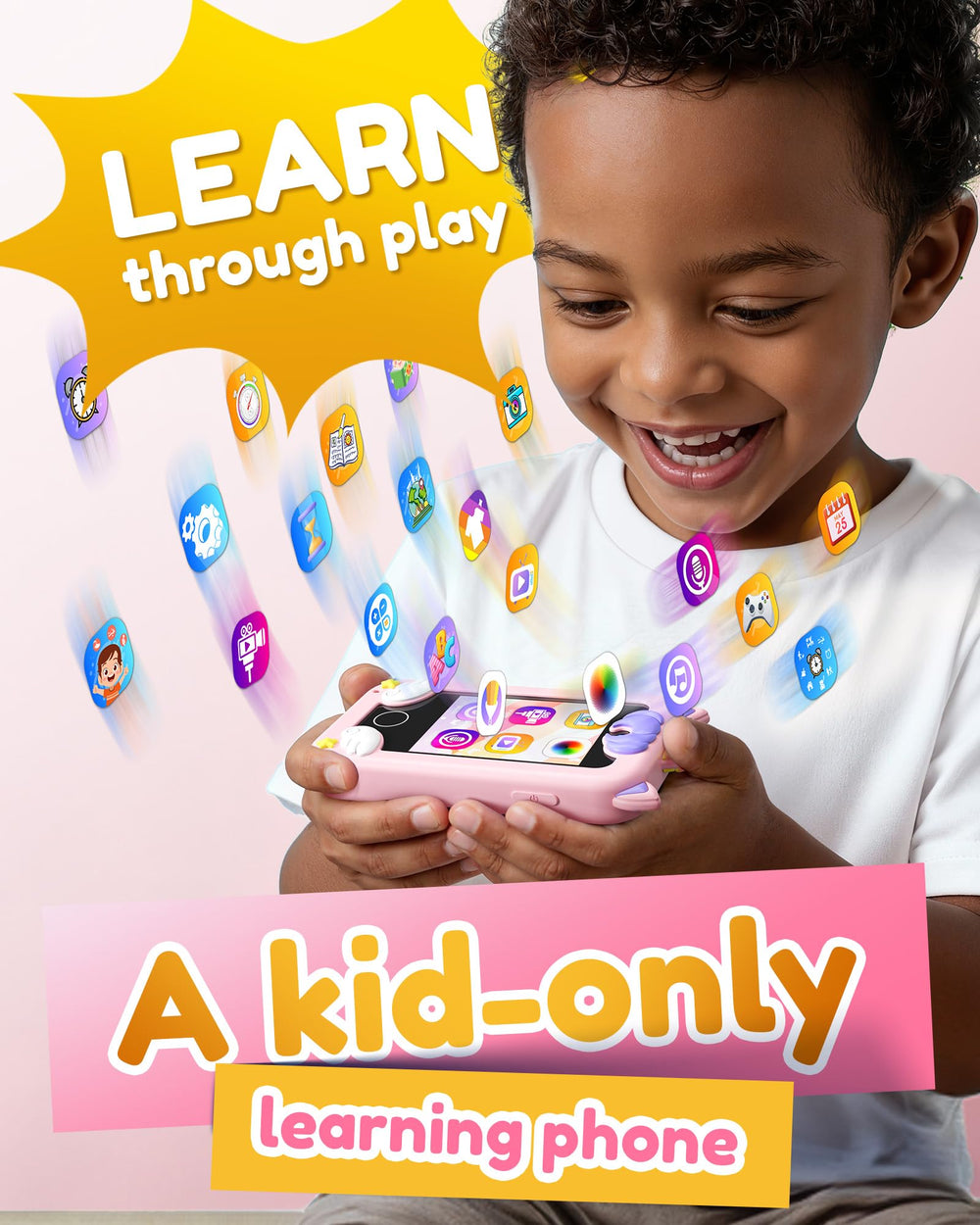 KOKODI Kids Phone deep blue color option shown