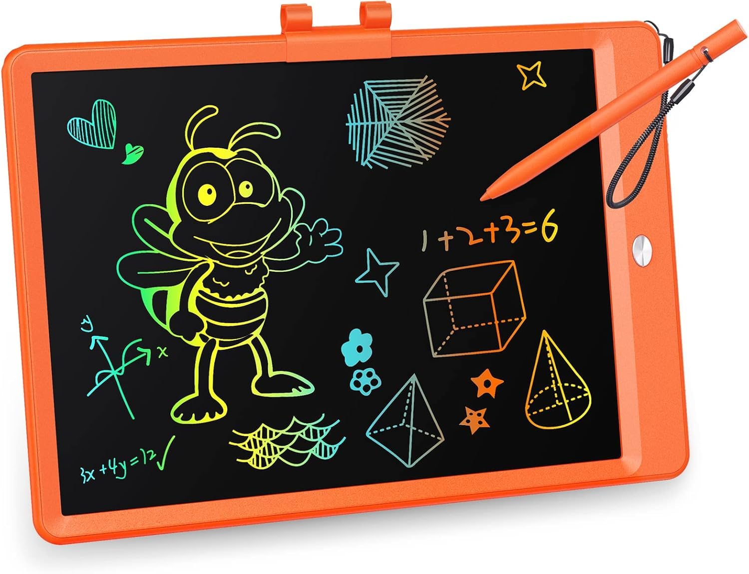 KOKODI LCD writing tablet with 10-inch colorful screen for creative doodles on the go.