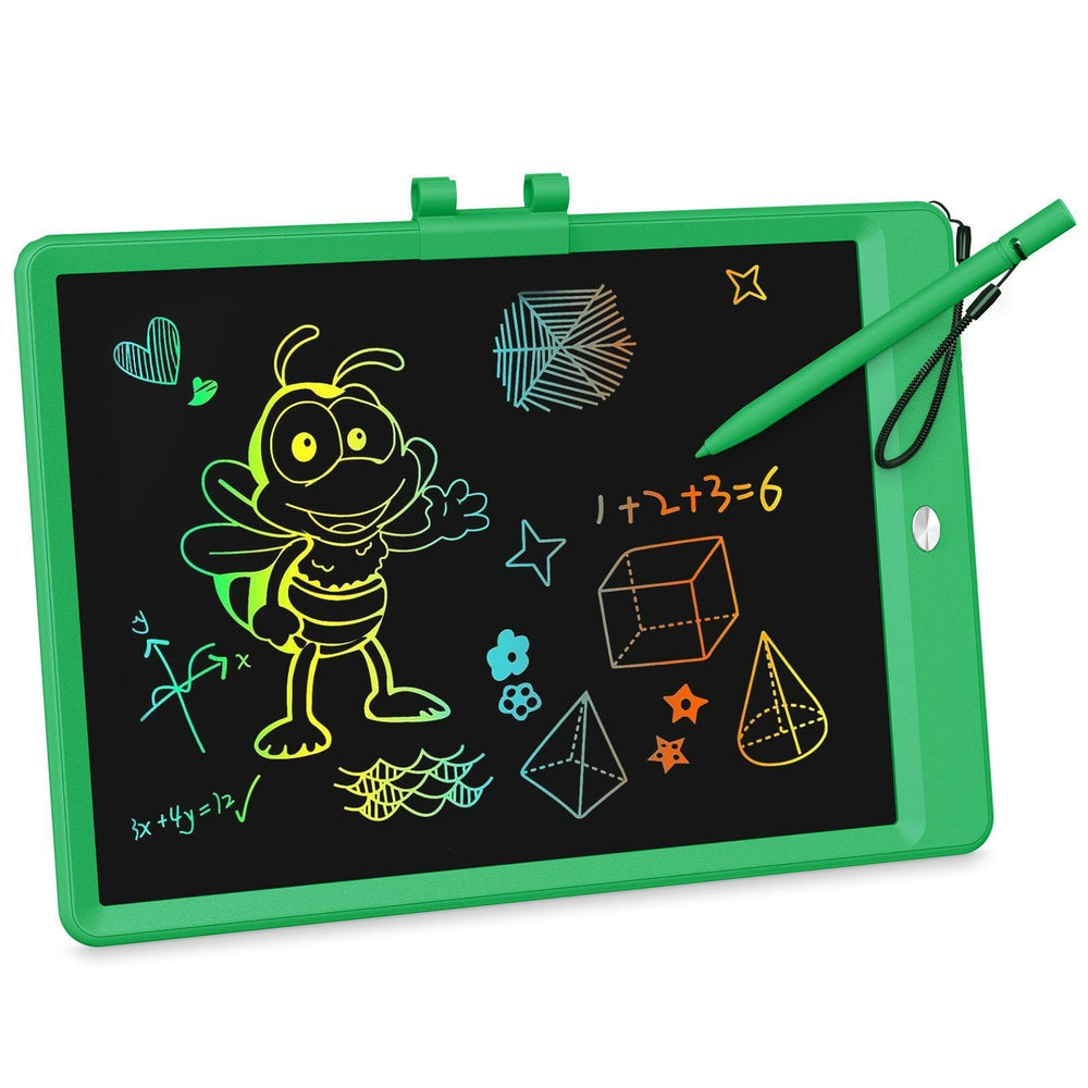 KOKODI LCD Writing Tablet 10-inch green front view for screen-free drawing