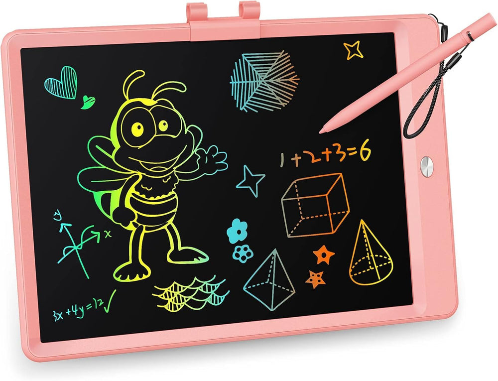 KOKODI LCD Writing Tablet front view showcases a safe, glare-free 10-inch screen for kids' doodling.