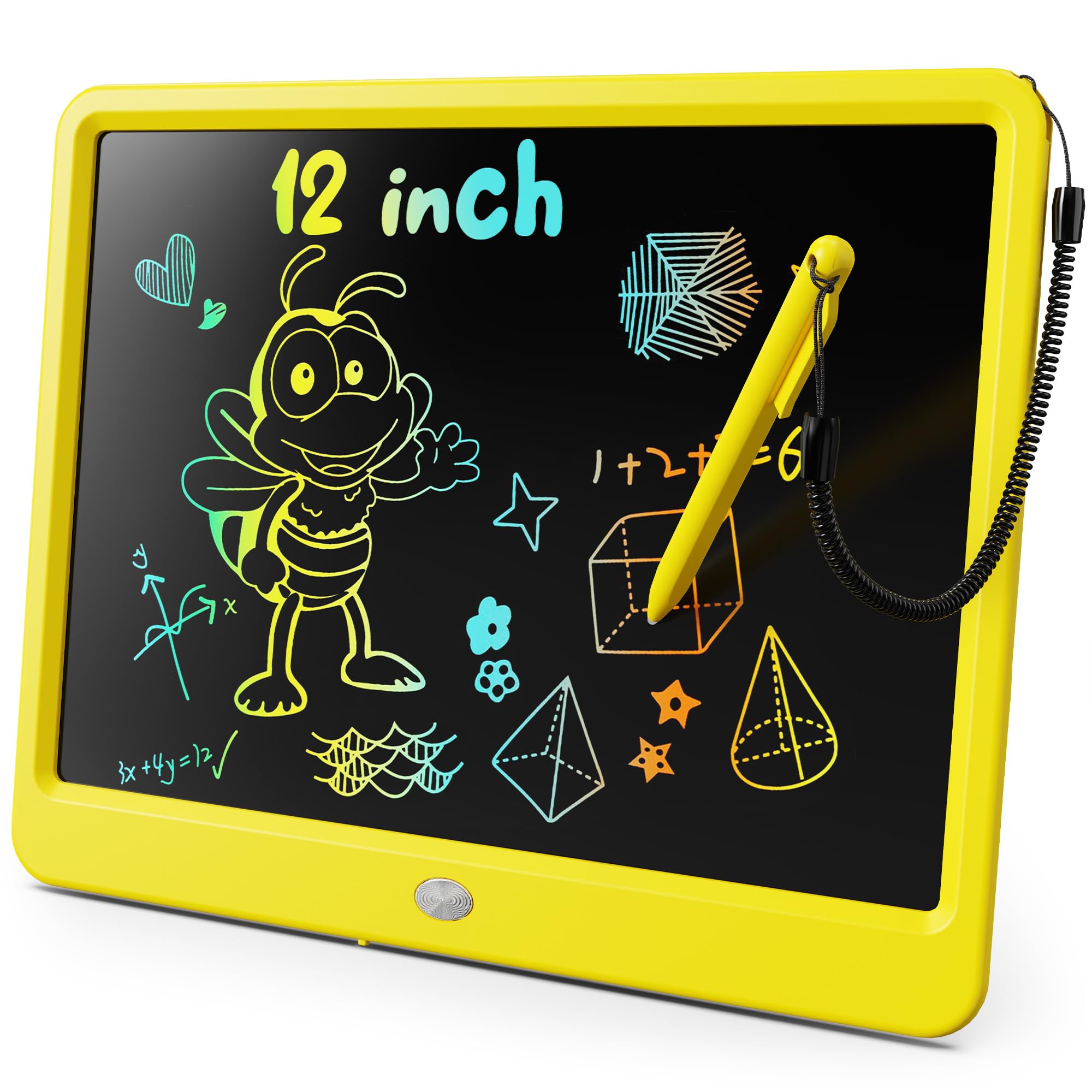 KOKODI LCD Writing Tablet front view, color doodle board for learning on the go