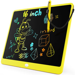 KOKODI LCD Writing Tablet with a 16-inch colorful screen for mess-free doodling.