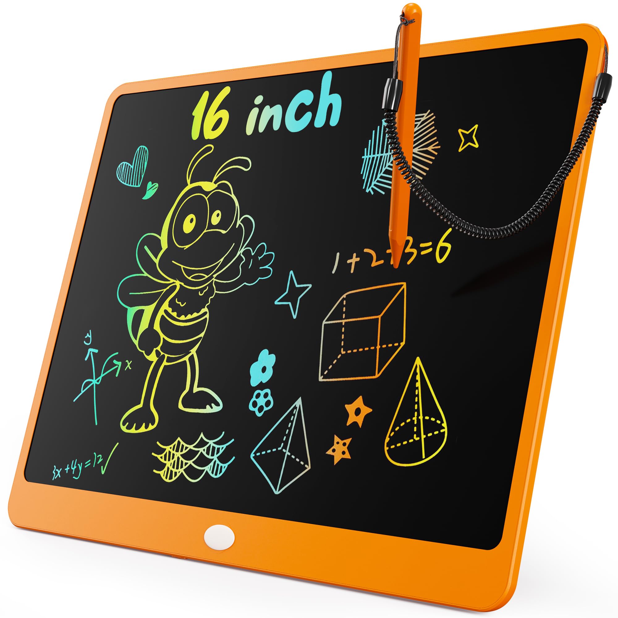 KOKODI LCD Writing Tablet with 16-inch colorful screen for mess-free drawing