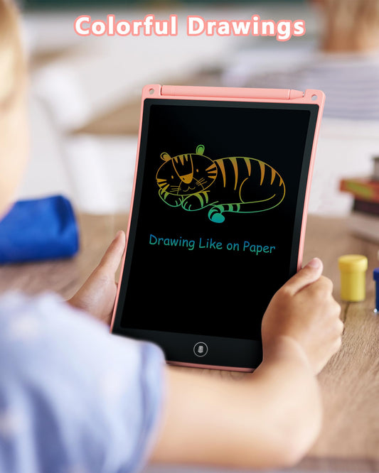 Close-up of erase button on KOKODI LCD tablet for quick clearing
