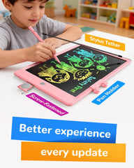 KOKODI LCD tablet offers a durable, travel-friendly design for children.