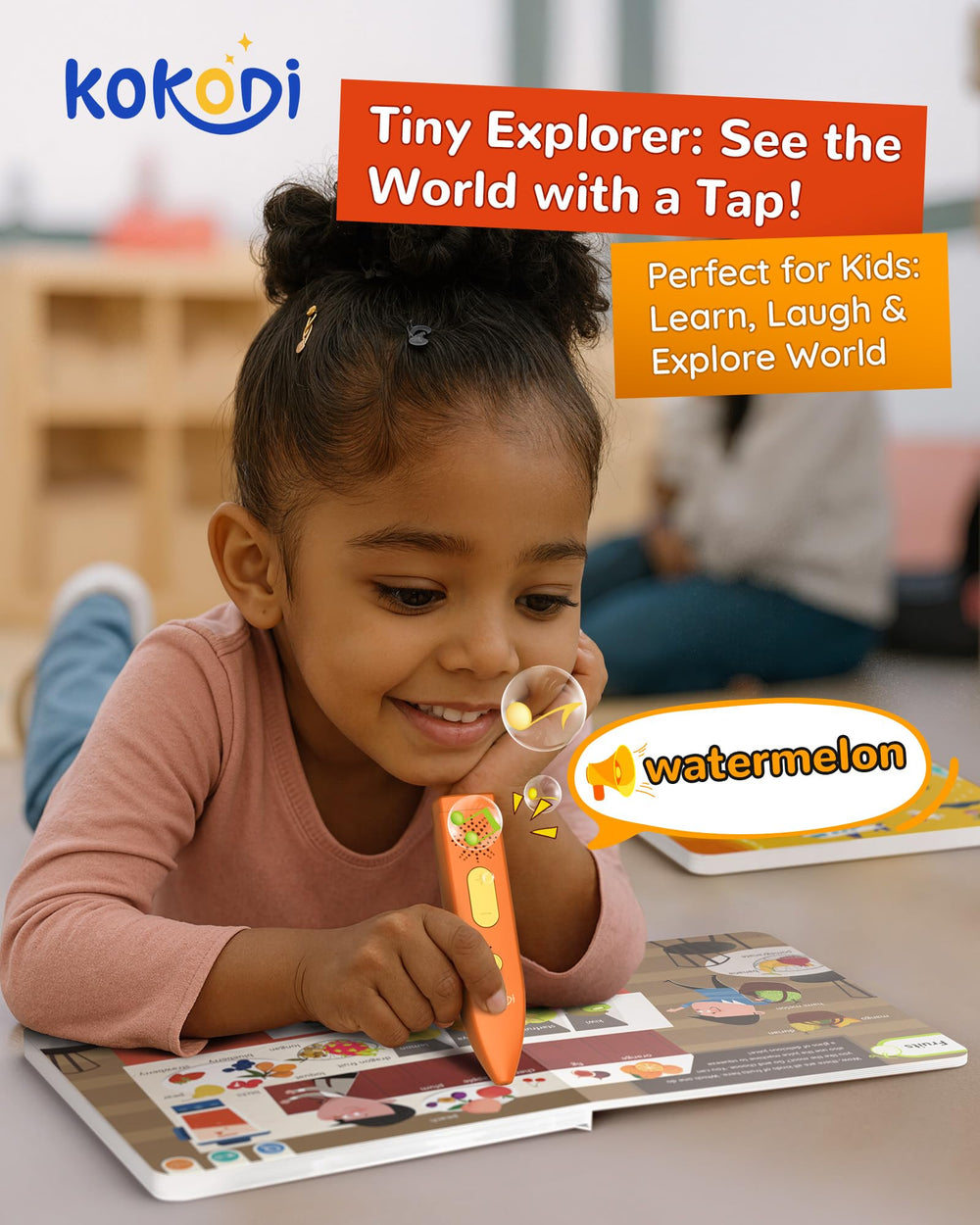 KOKODI portable travel-friendly design fits in bags for on-the-go learning.