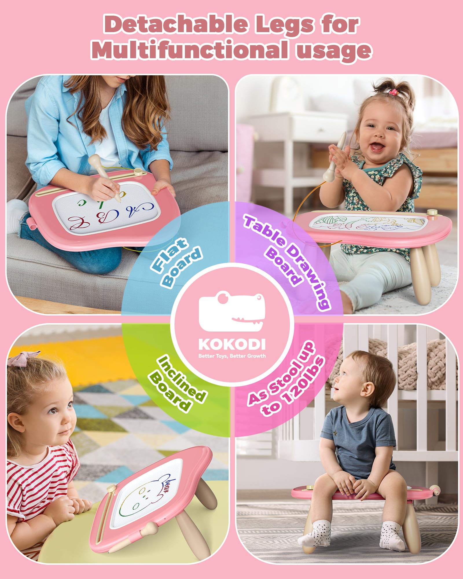 KOKODI safe rounded-edges design protects curious hands.