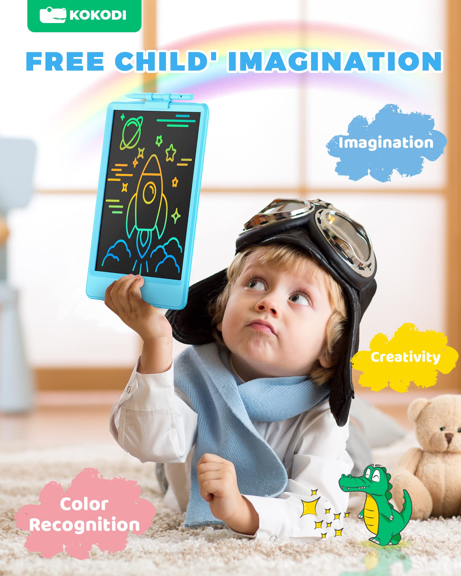 KOKODI safe battery compartment reassures parents during playtime