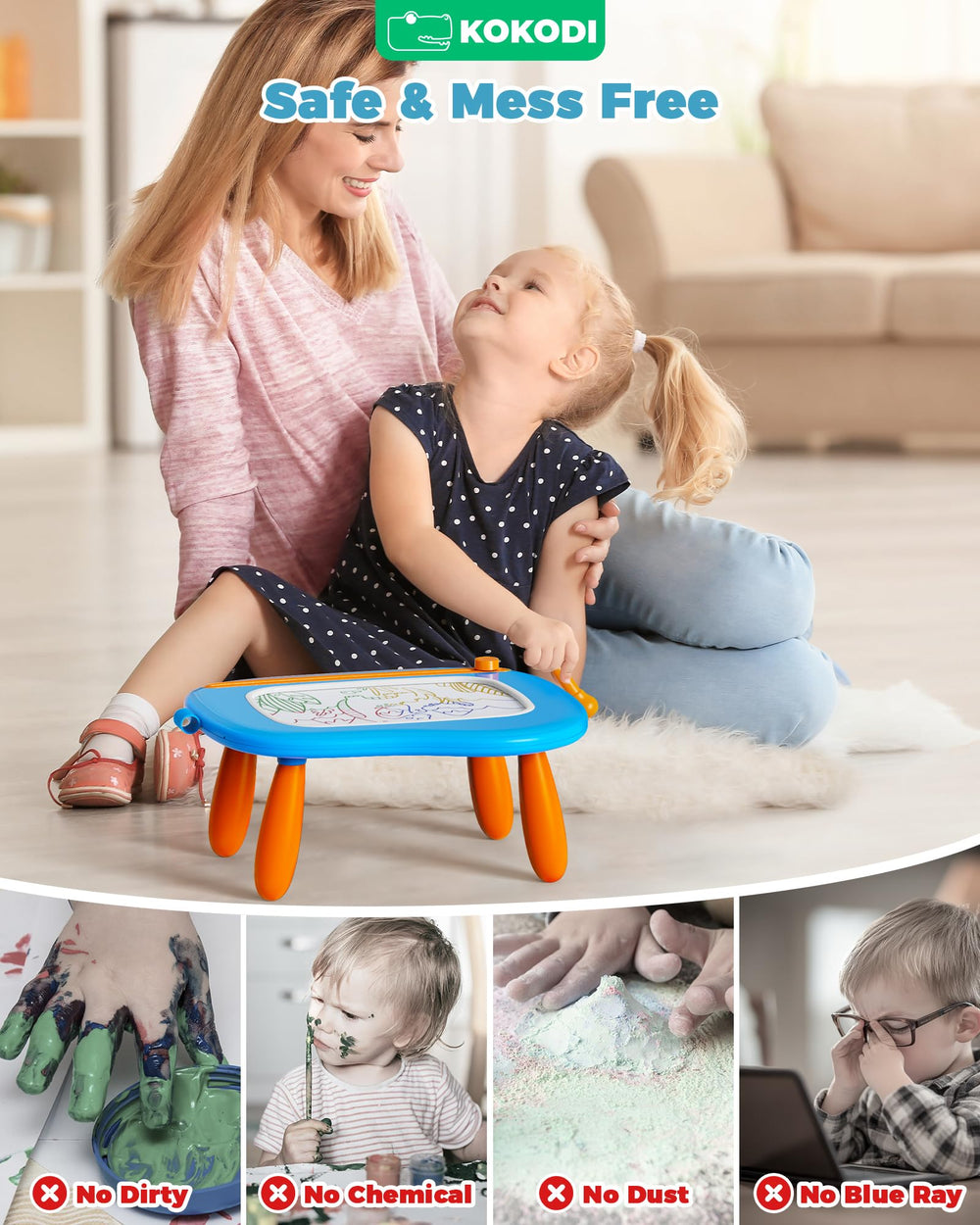 KOKODI stylus attached by string reduces loss during play