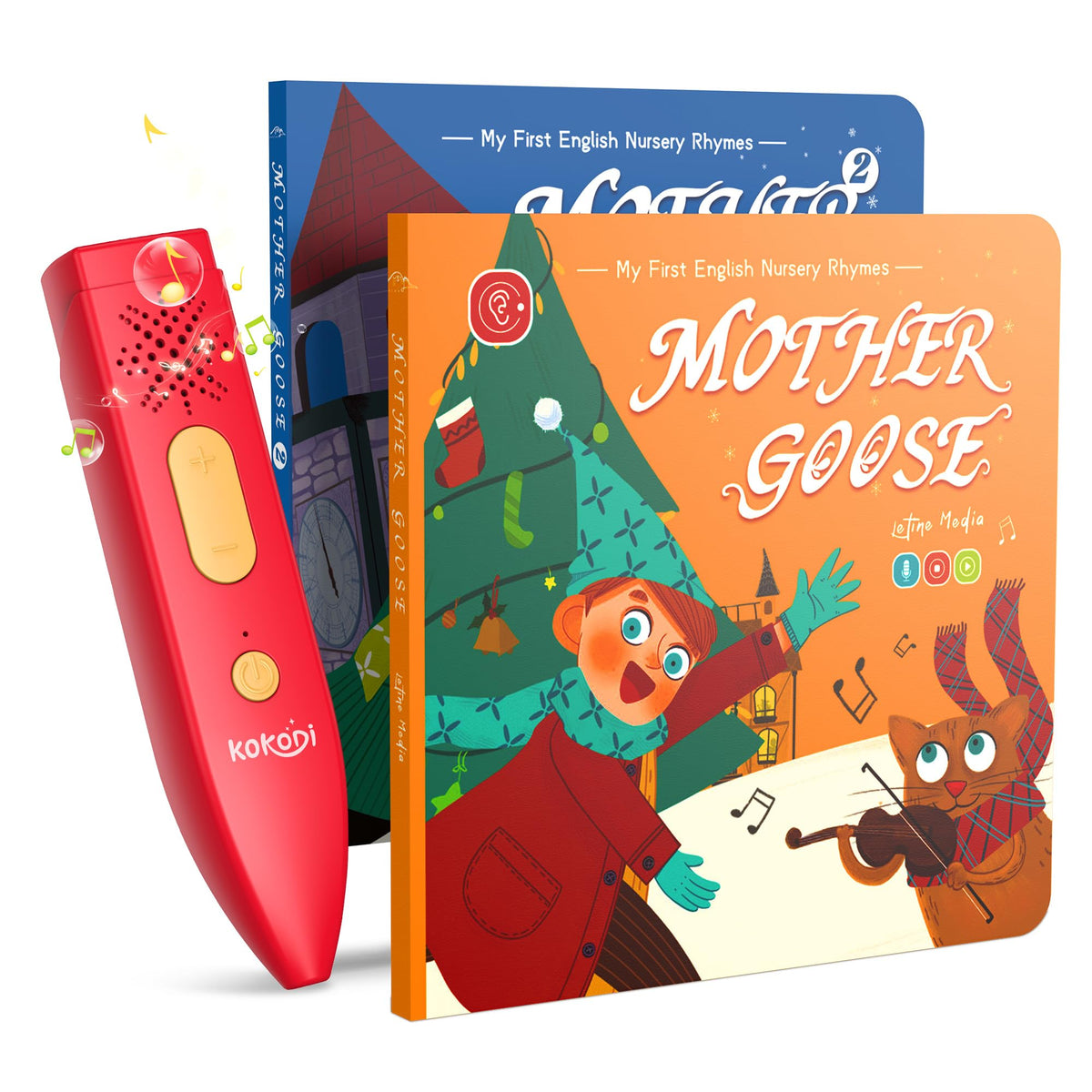 KOKODI Talking Pen books-set cover view for interactive learning on the go.