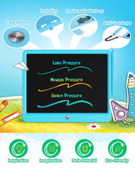 Travel-ready KOKODI tablet for car trips and plane use.
