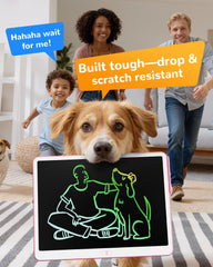 KOKODI travel-friendly pink doodle board for quiet entertainment.