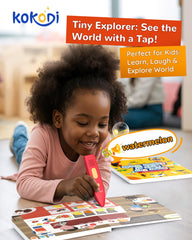 KOKODI books offer 22 themes and 1,500 pronunciations for varied learning.