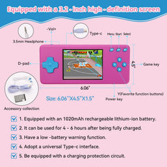 KOKOEIEI handheld console volume and brightness controls for kid-friendly use