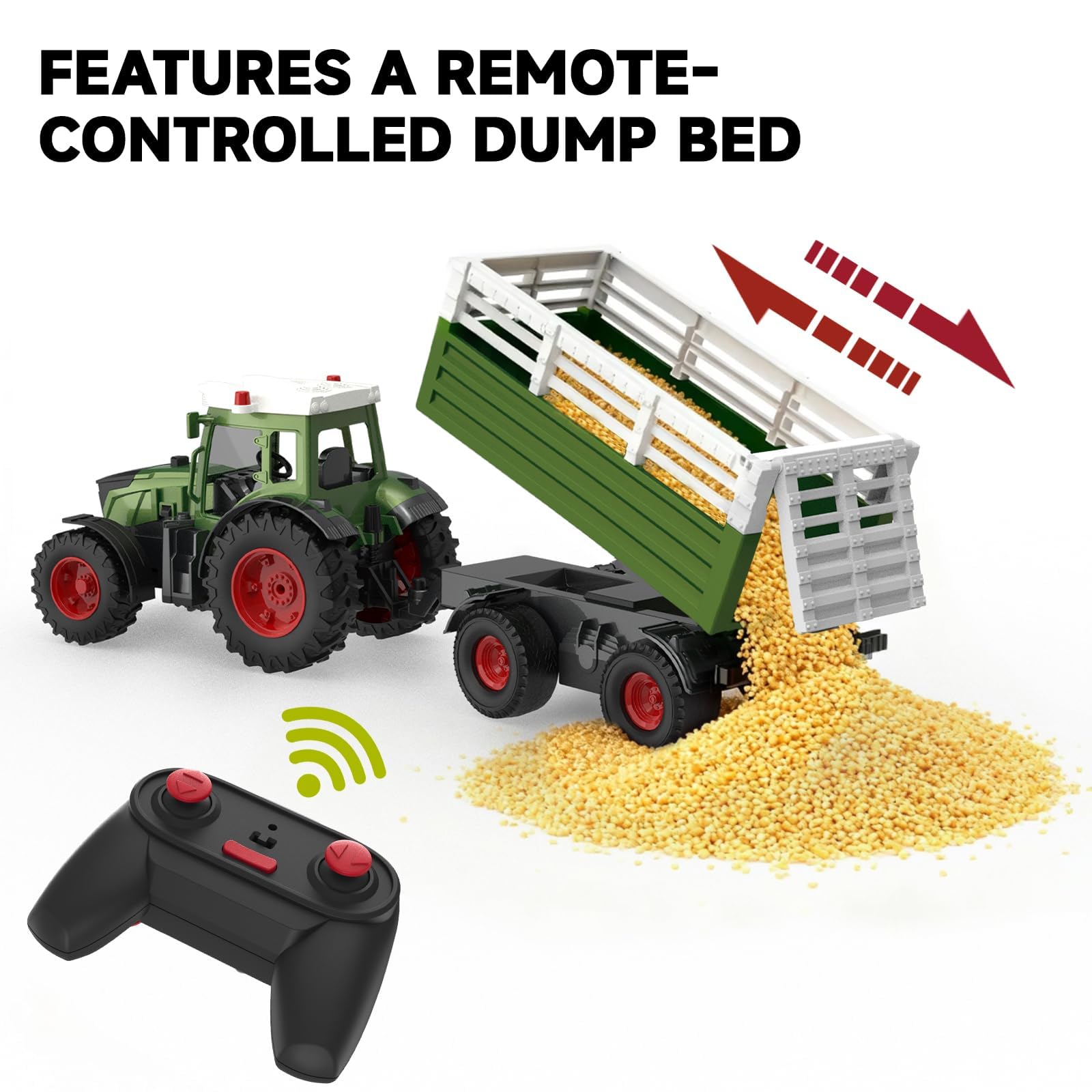 Kolegend 2-4GHz remote provides precise control for realistic driving