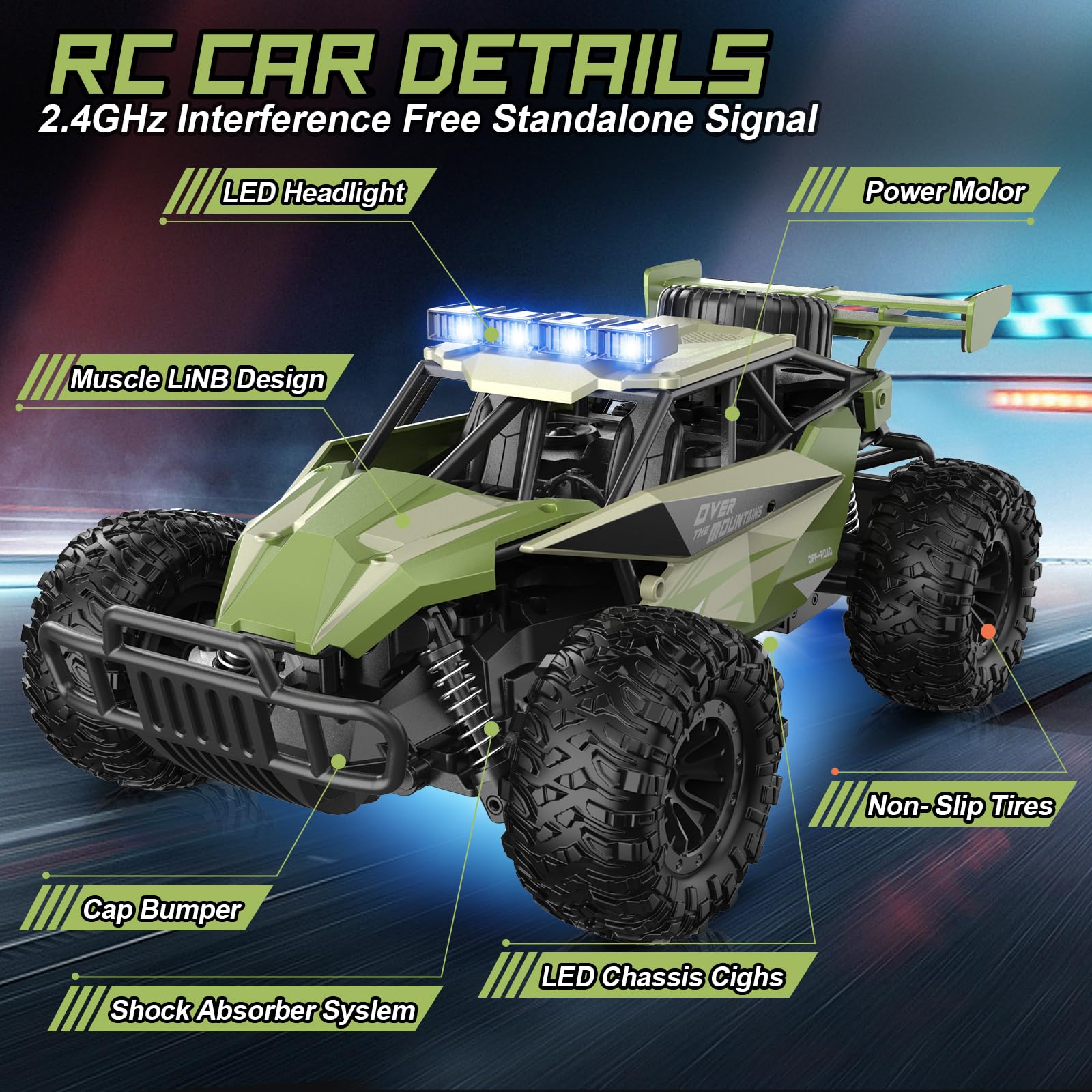 kolegend RC car battery charging setup for extended playtime