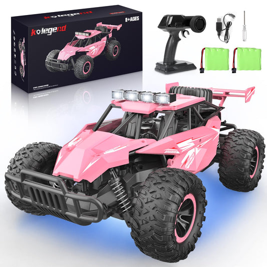 Kolegend remote control car flashing chassis front view for vivid outdoor play