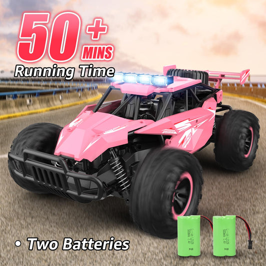 Kolegend remote control car side view highlights durable frame for indoor and outdoor fun