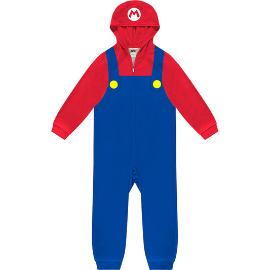 Komar Kids Super Mario onesie hooded pajama for cozy nights and playful adventures.