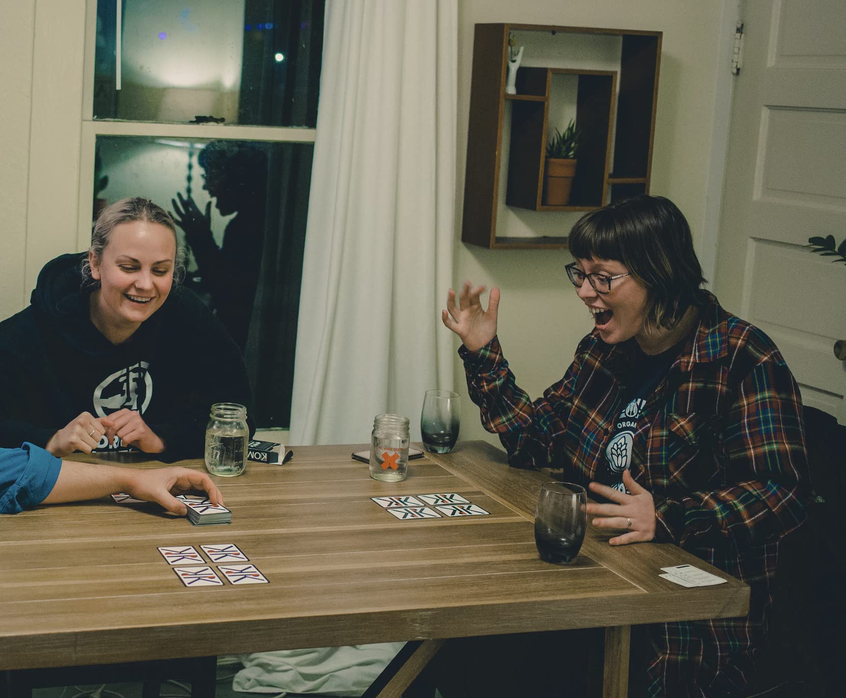 KOMBIO game-night setup ready for group play.