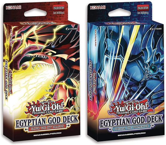 Konami Yu-Gi-Oh! Egyptian God Deck Obelisk the Tormentor, powerful duel play.
