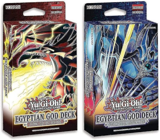 Konami Yu-Gi-Oh! Egyptian God Deck Slifer the Sky Dragon, beginner-friendly summoning focus.