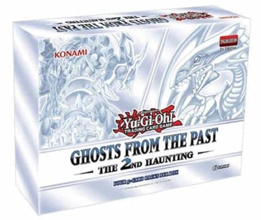 Konami Yugioh Ghosts from the Past 2nd Haunting mini booster box front view, ideal for collectors