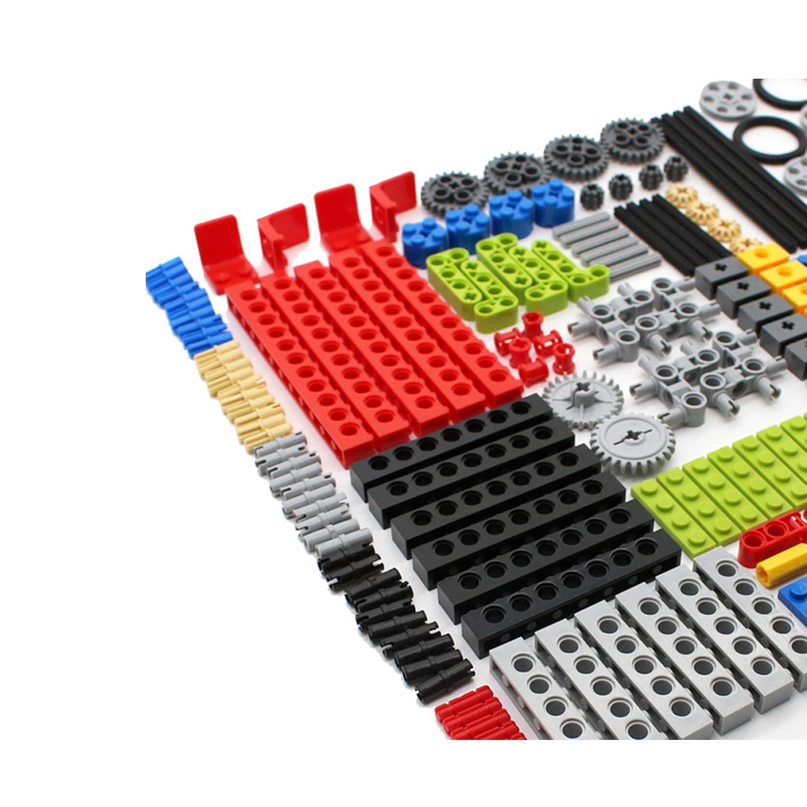 KonHaovF 182 piece assortment supports creative rebuilds and model decoration.