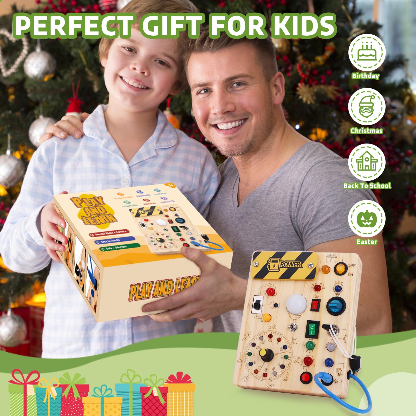 Konijiwa Busy Board makes a thoughtful gift that supports developmental play and independent joy.