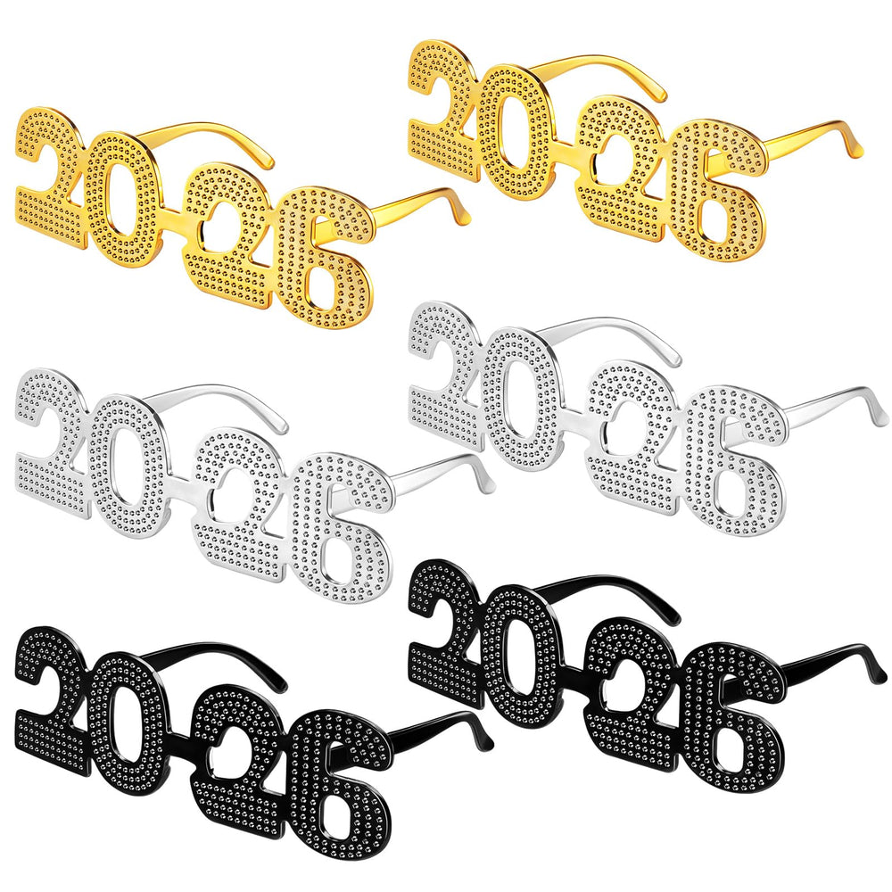 Konohan 2026 silver diamond glasses for festive photos and stylish look