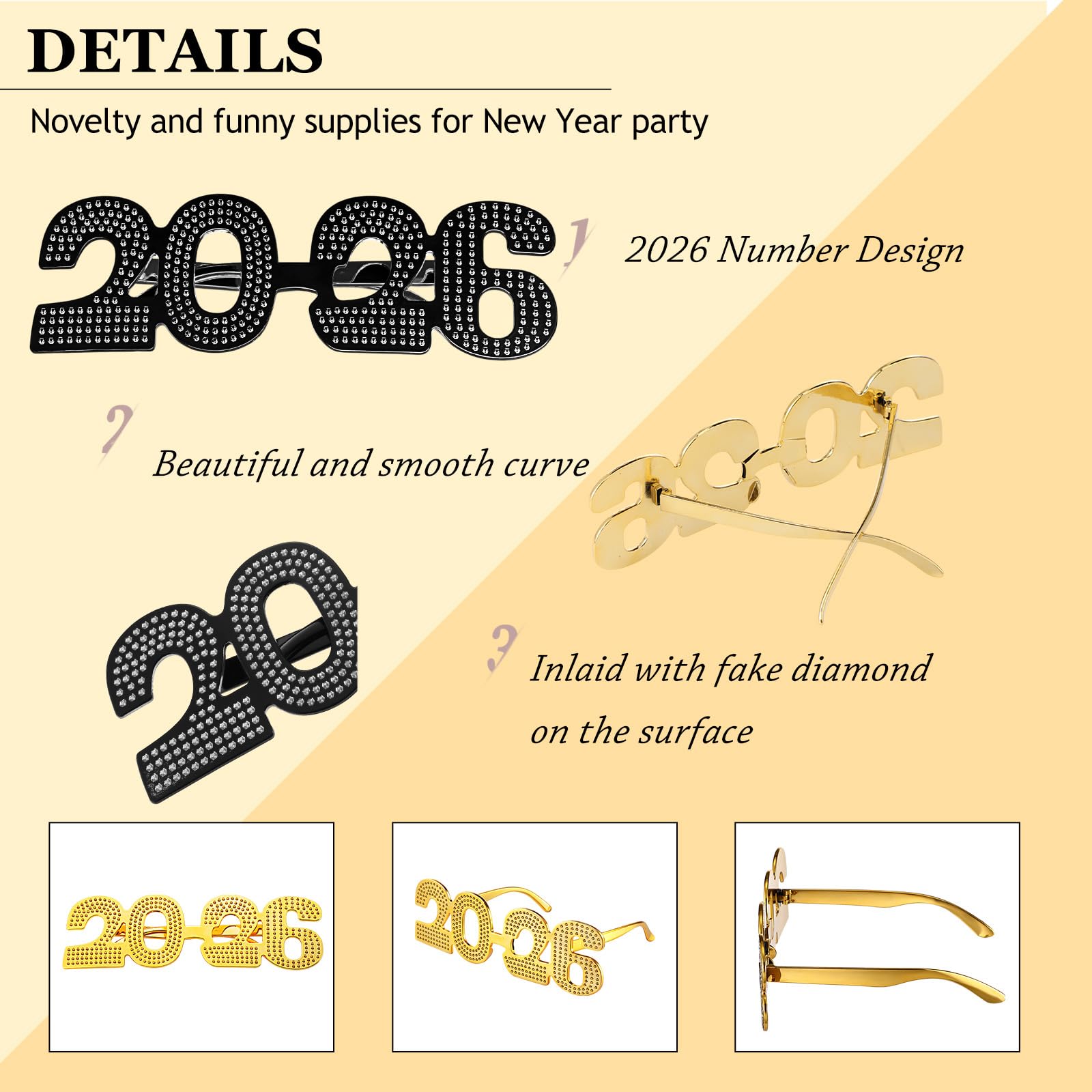 Konohan 2026 party accessory glasses brighten festival setups