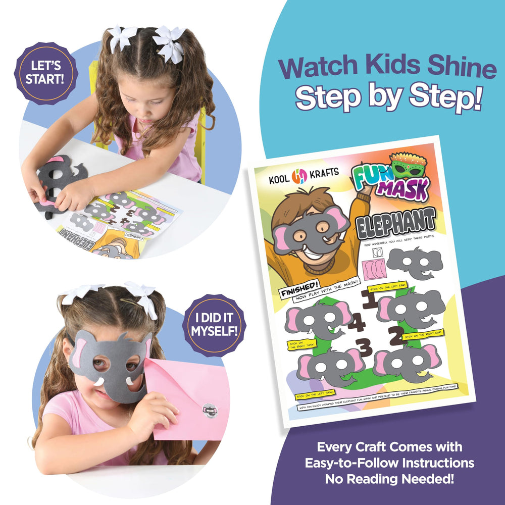 KOOL KRAFTS individually packaged crafts promote tidy, focused play