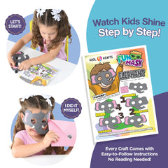 KOOL KRAFTS individually packaged crafts promote tidy, focused play