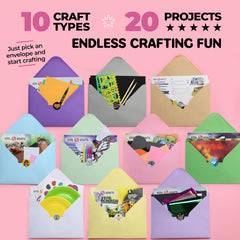 KOOL KRAFTS kit organized parts for easy selection and mess-free crafting