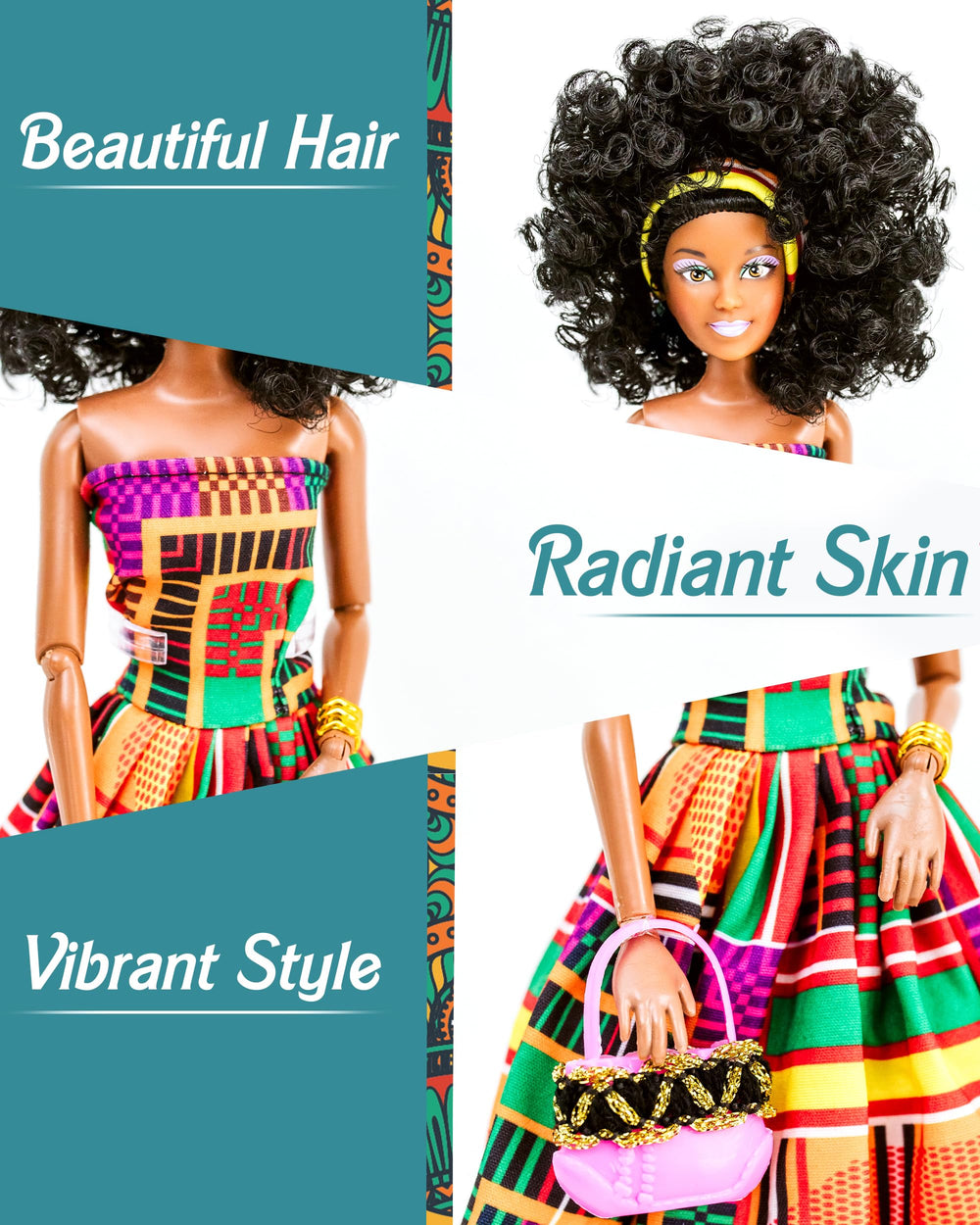 KOOLOREZ Edith outfit detail showcases craftsmanship reflecting Afro-Caribbean heritage.