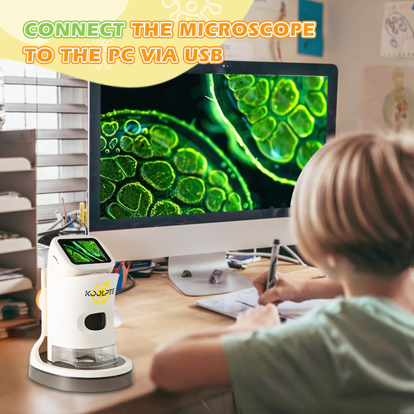 Koolpte Kids Microscope as an educational gift sparks curiosity for 8–12-year-olds.